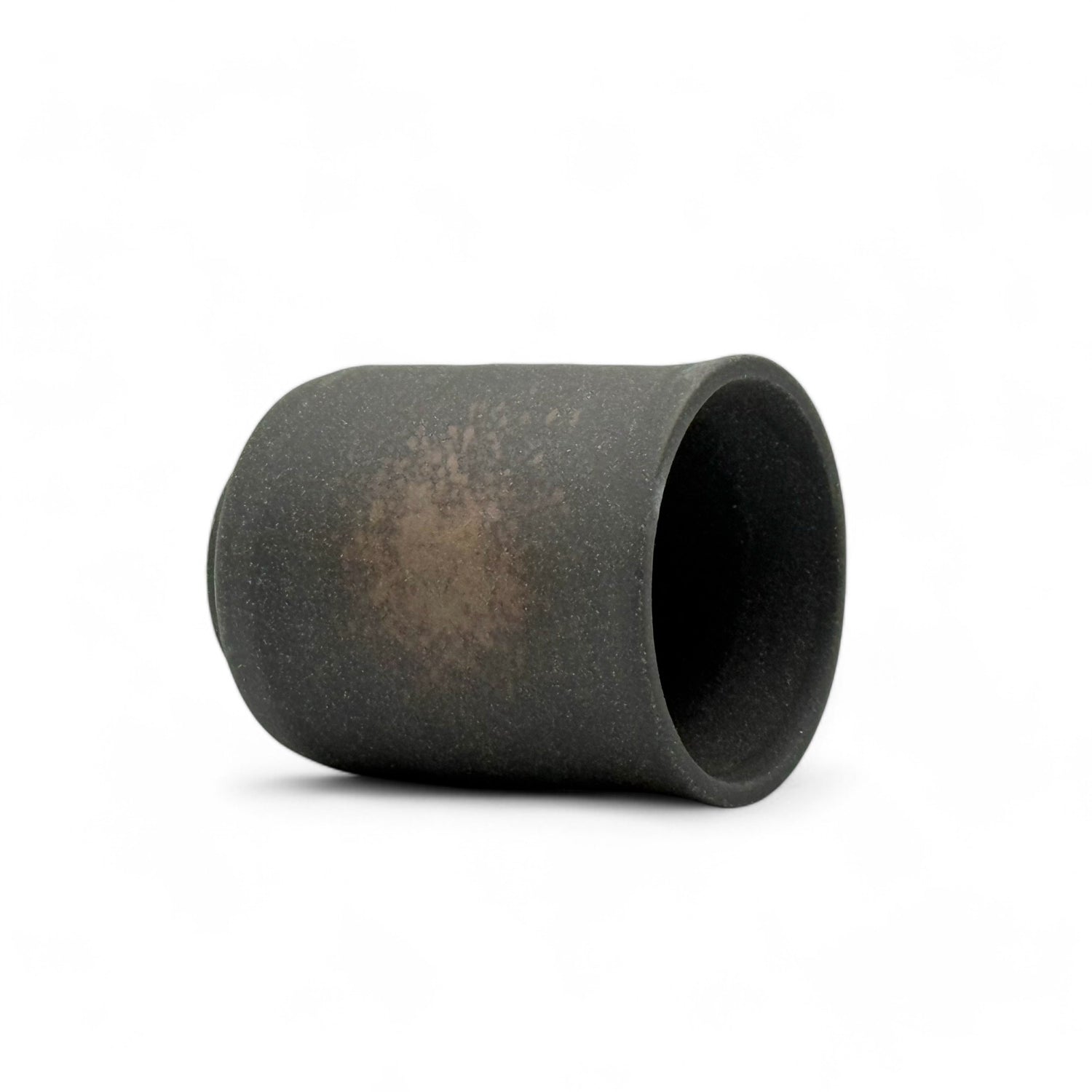 Kuro Iga Black Mino-yaki Yunomi - Japanese Teacup