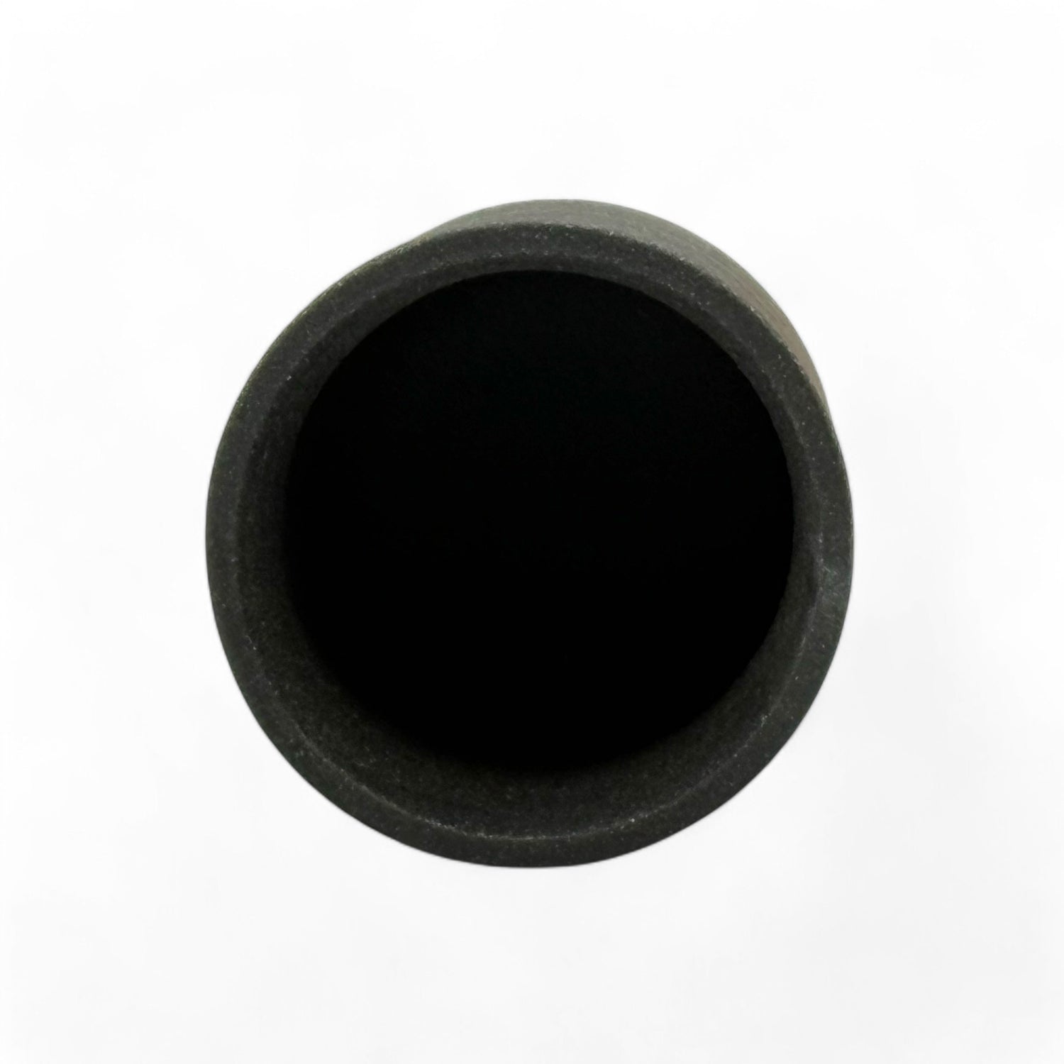 Kuro Iga Black Mino-yaki Yunomi - Japanese Teacup