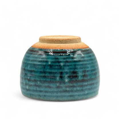 Kohiki Yuttari Blue Ippuku Mino-yaki Yunomi - Japanese Teacup