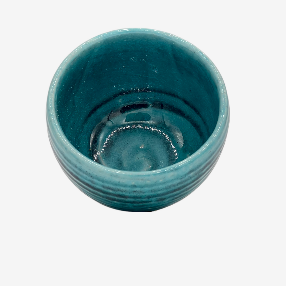 Kohiki Yuttari Blue Ippuku Yunomi - Japanese Teacup Teaware Inoue Tea