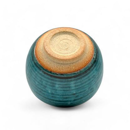 Kohiki Yuttari Blue Ippuku Mino-yaki Yunomi - Japanese Teacup