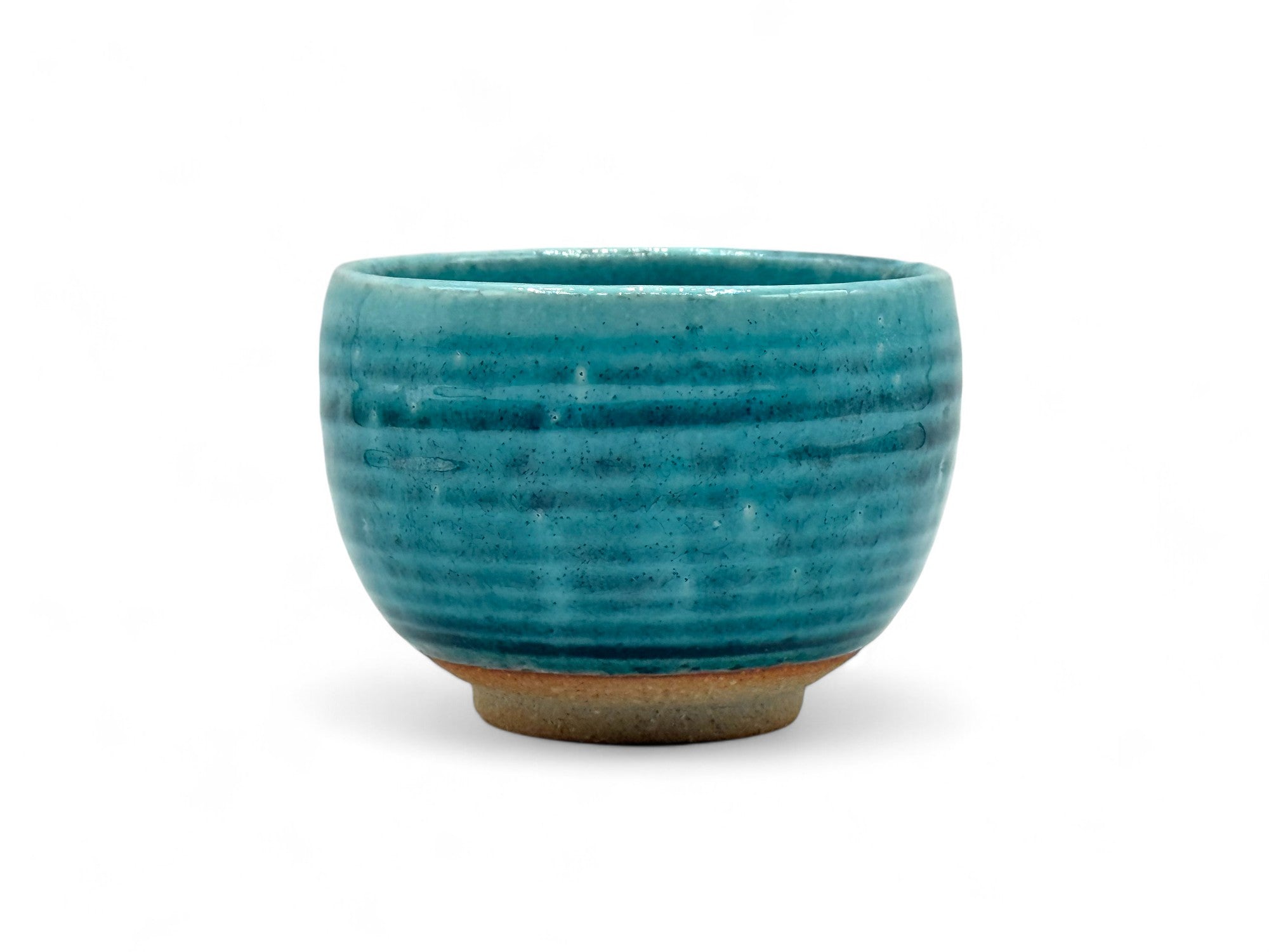 Kohiki Yuttari Blue Ippuku Mino-yaki Yunomi - Japanese Teacup