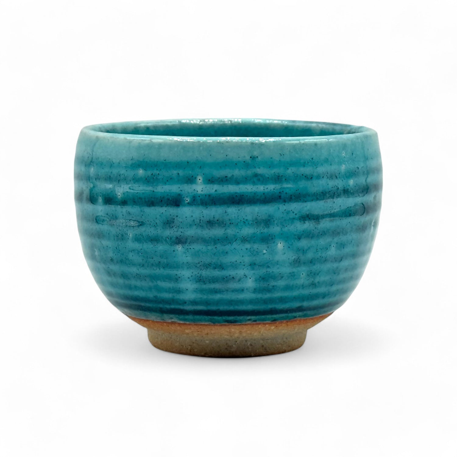 Kohiki Yuttari Blue Ippuku Mino-yaki Yunomi - Japanese Teacup