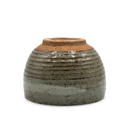 Dobaiyu Brown Ippuku Mino-yaki Yunomi- Japanese Teacup