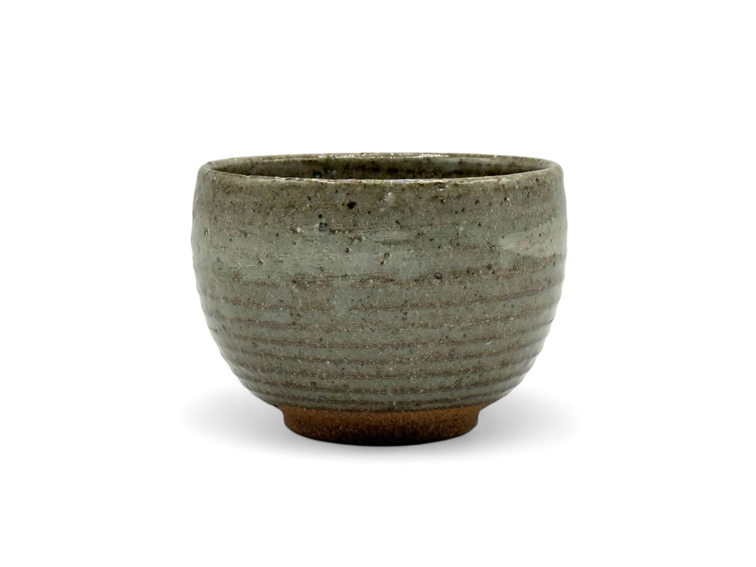 Dobaiyu Brown Ippuku Mino-yaki Yunomi- Japanese Teacup