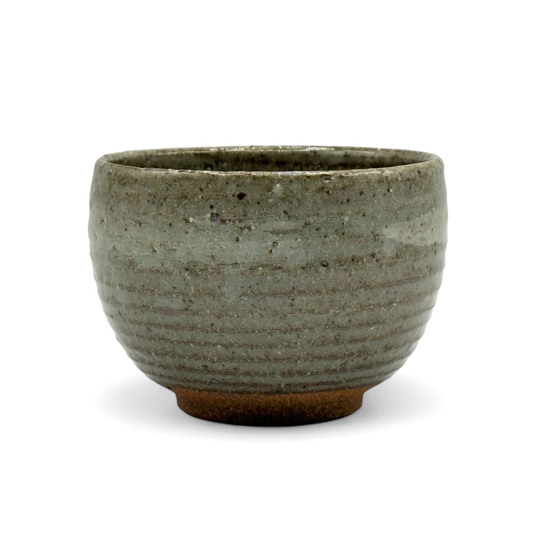 Dobaiyu Brown Ippuku Mino-yaki Yunomi- Japanese Teacup