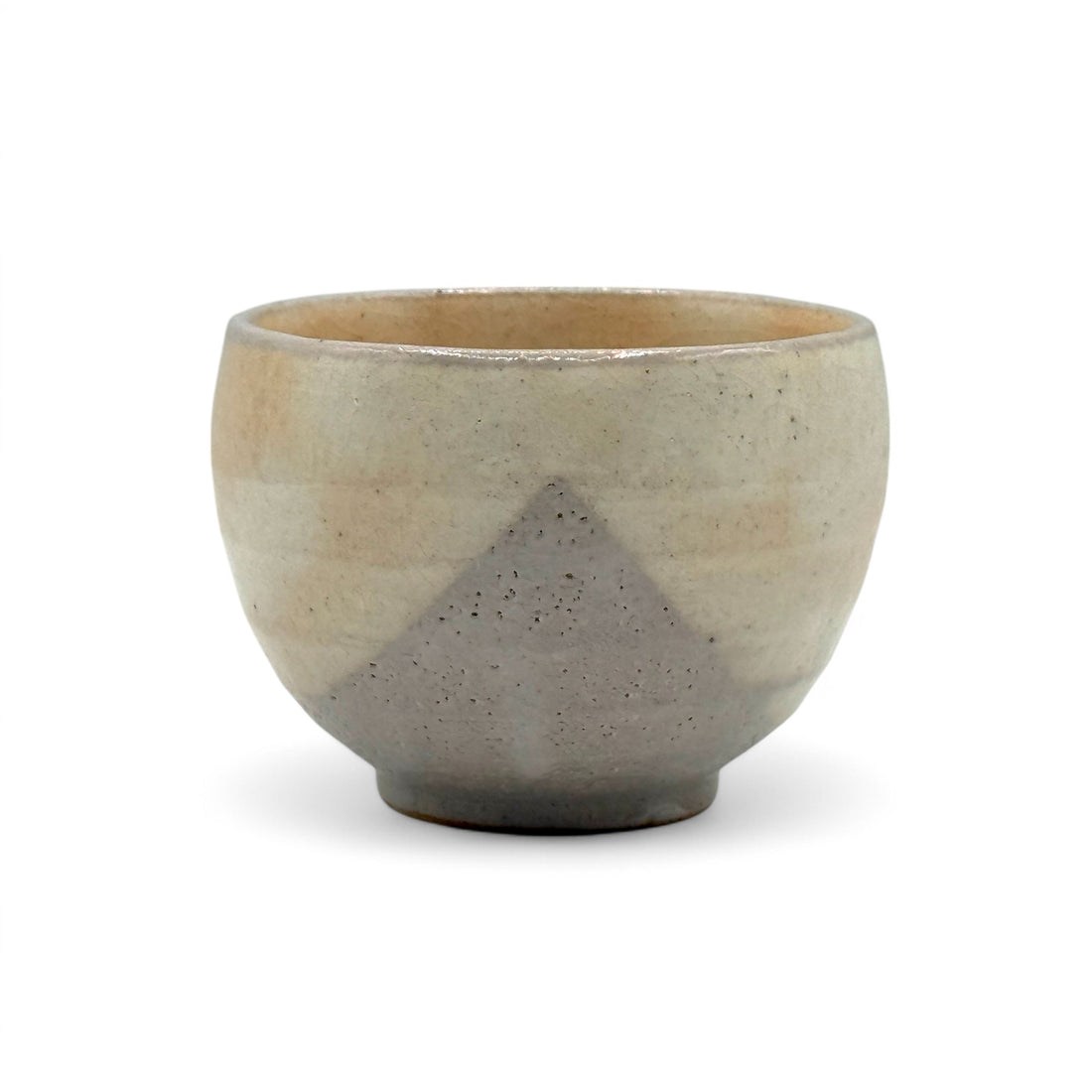 Yuttari Beige Ippuku Mino-yaki Yunomi - Japanese Teacup