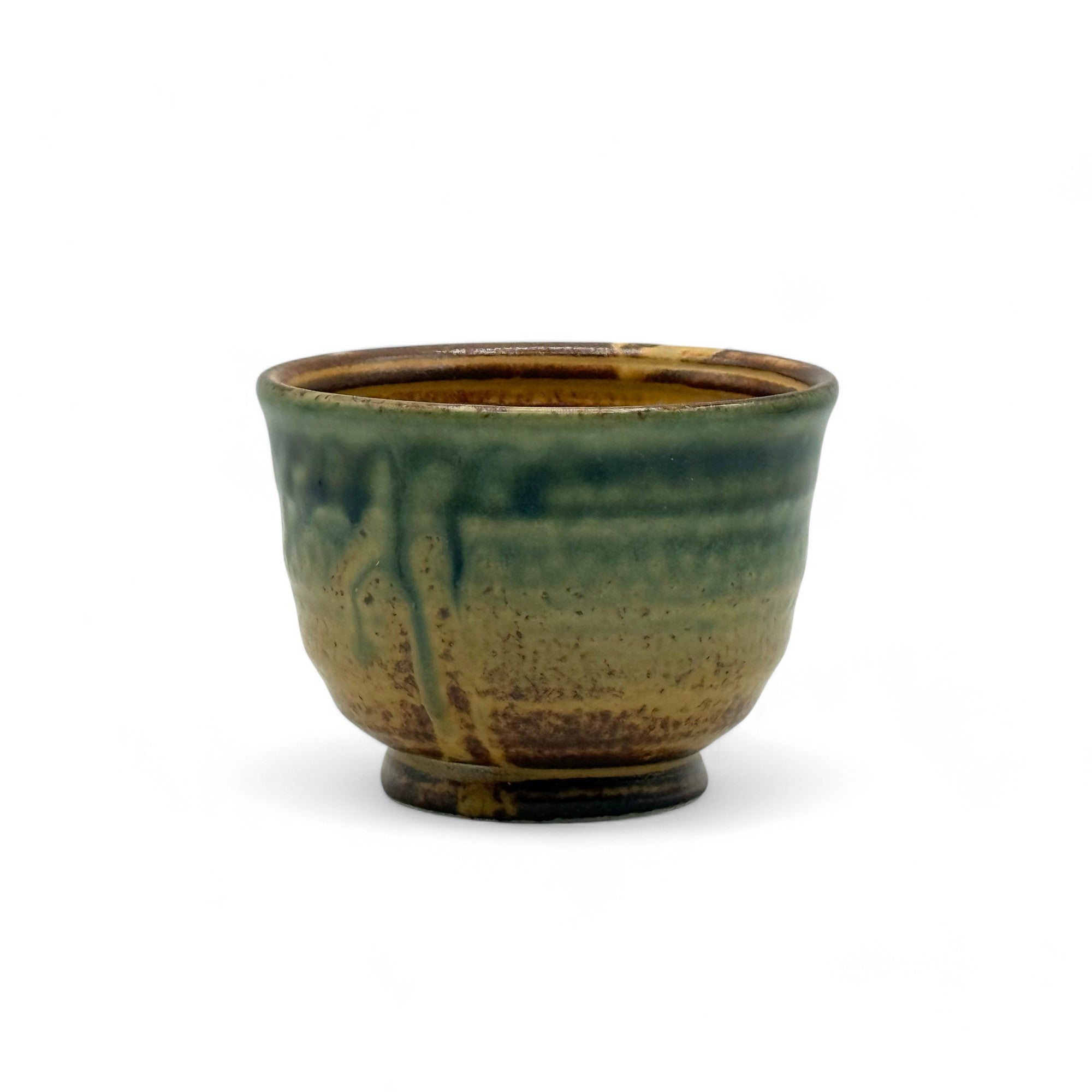 Irabo Brown Mino-yaki Yunomi - Japanese Sencha Teacup