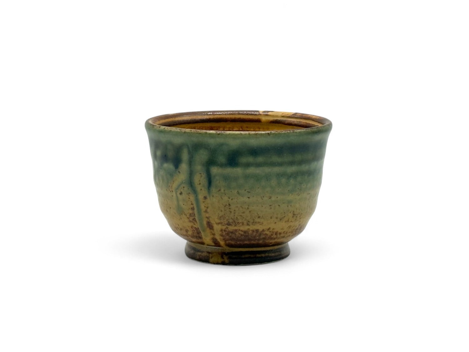 Irabo Brown Mino-yaki Yunomi - Japanese Sencha Teacup