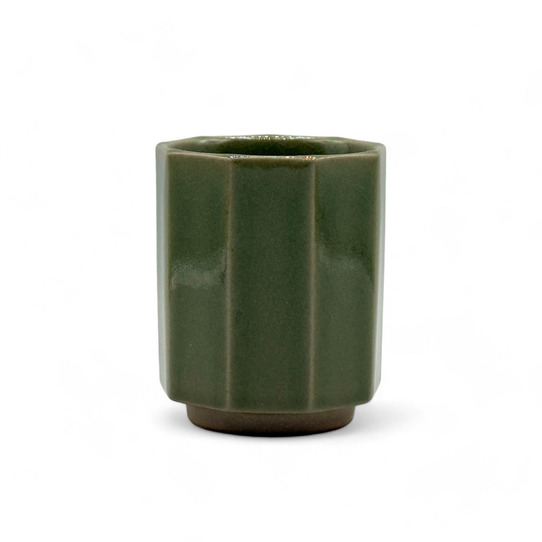 Koi Midori Green Celadon Mino-yaki Yunomi - Japanese Teacup