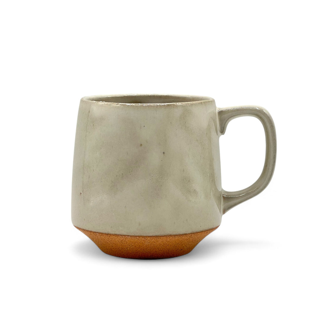 Ishi Cream White Mino-yaki Mug - Japanese Tea Mug