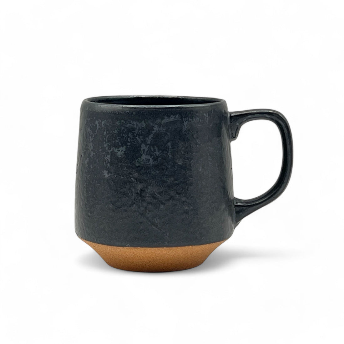 Ishi Black Mino-yaki Mug - Japanese Tea Mug