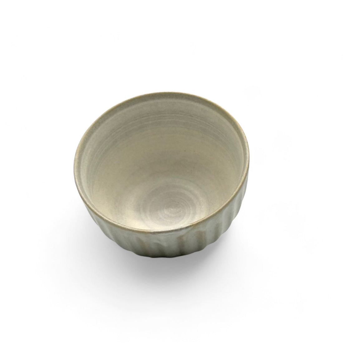 Kiku Kohiki White Mino-yaki Yunomi - Japanese Sencha Teacup