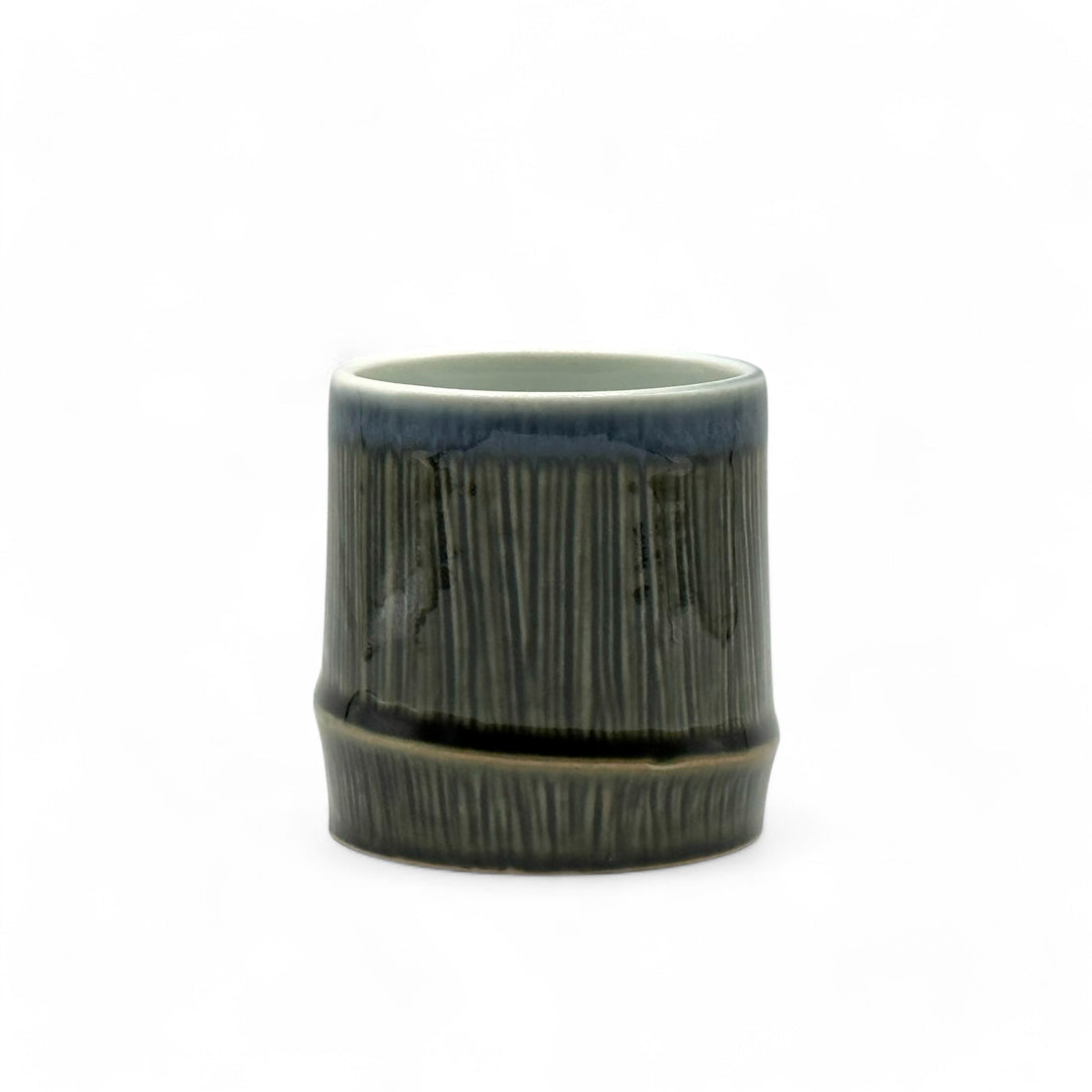 Tenmoku Midnight Blue Mino-yaki Yunomi - Japanese Teacup
