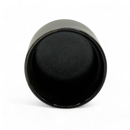 Kimura Black Shigaraki-yaki Yunomi - Japanese Teacup