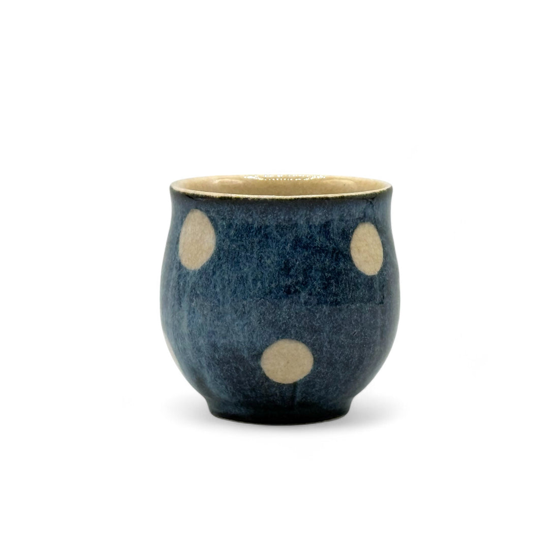 Fuji Blue Mino-yaki Yunomi - Japanese Teacup