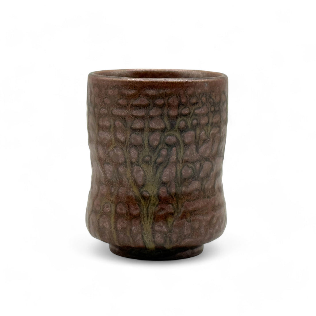 Tsuchi Brown Kamui-yaki Tokunoshima Yunomi - Japanese Teacup