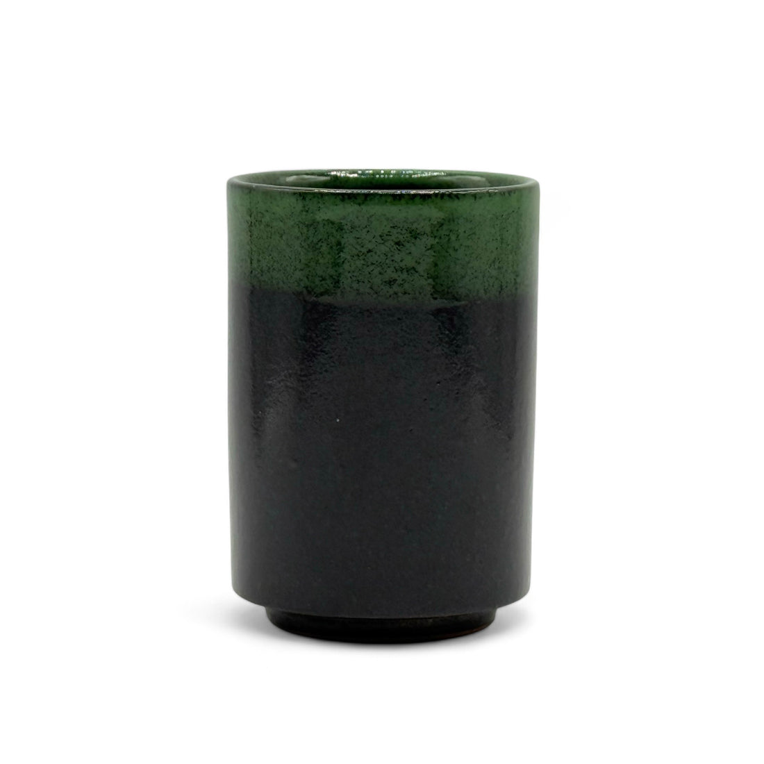 Tsuchi Mono Black Mino-yaki Yunomi - Japanese Teacup