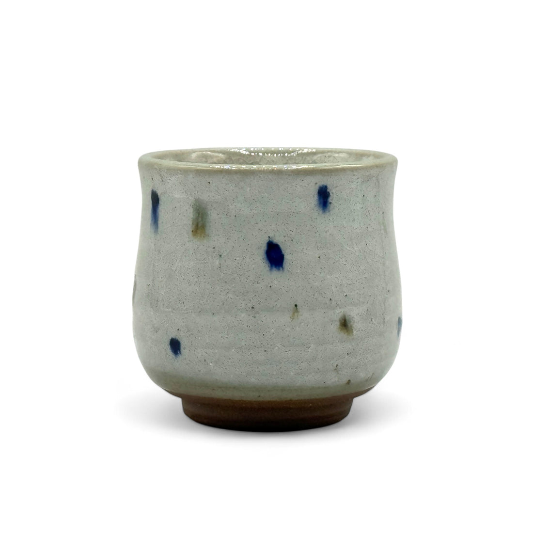 Kohiki Mizutama Gray Mino-yaki Yunomi - Japanese Teacup