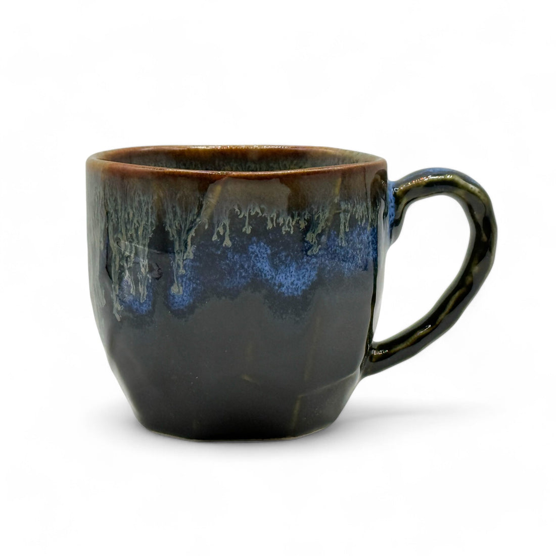 Iwa Black Mino-yaki Mug - Japanese Tea Mug