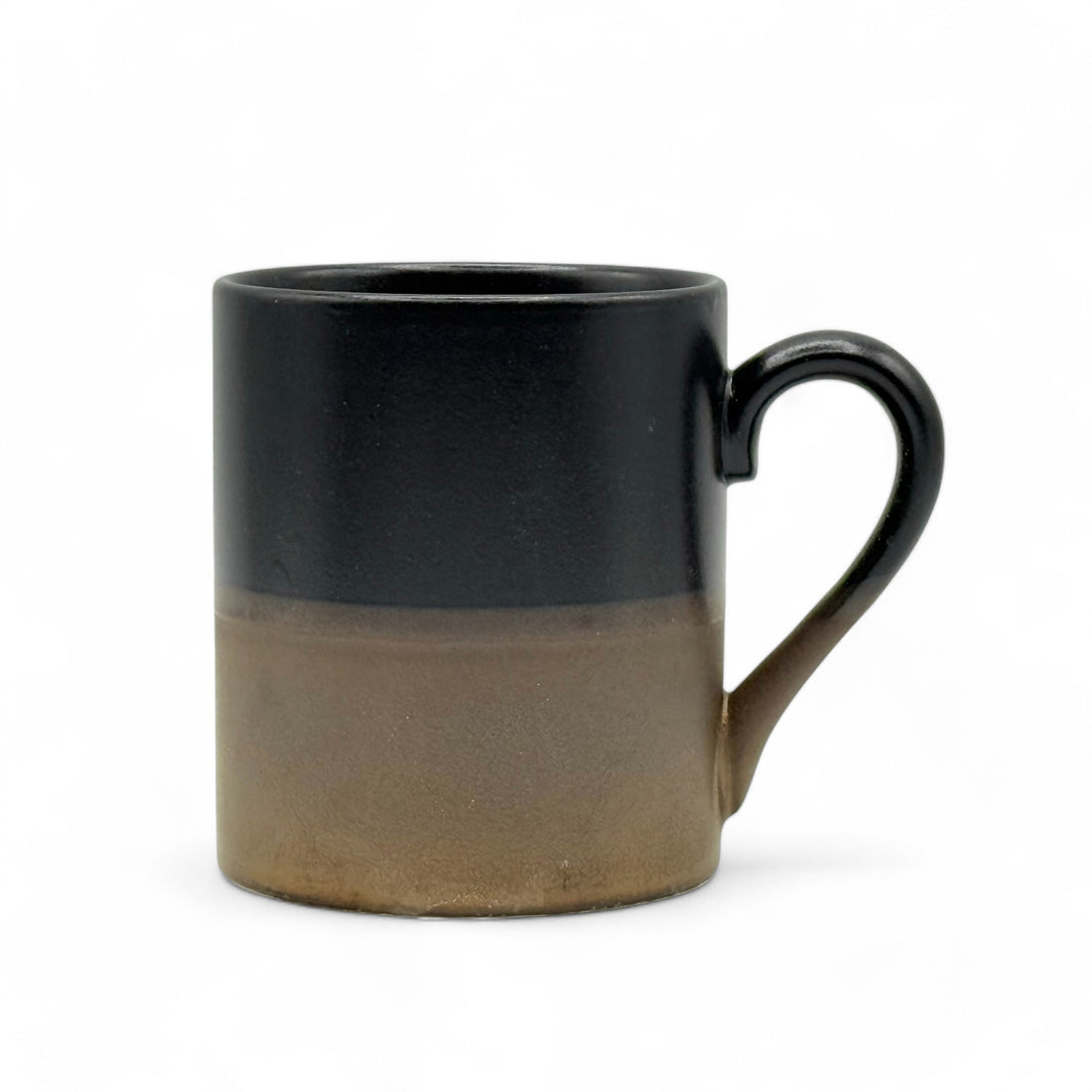 Ginza Black Gold Mino-yaki Mug - Japanese Tea Mug