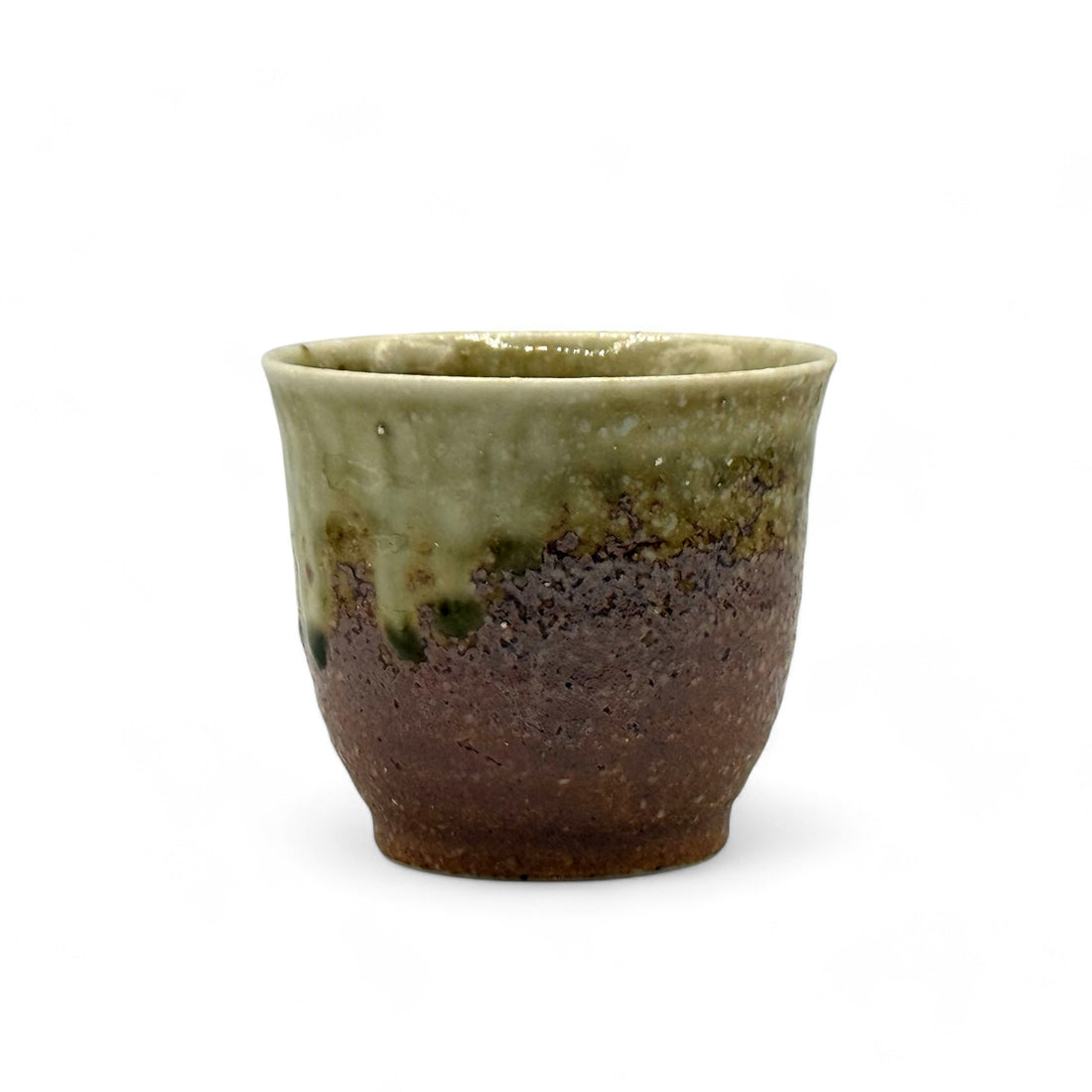 Bifu Sand Brown Mino-yaki Yunomi - Japanese Teacup