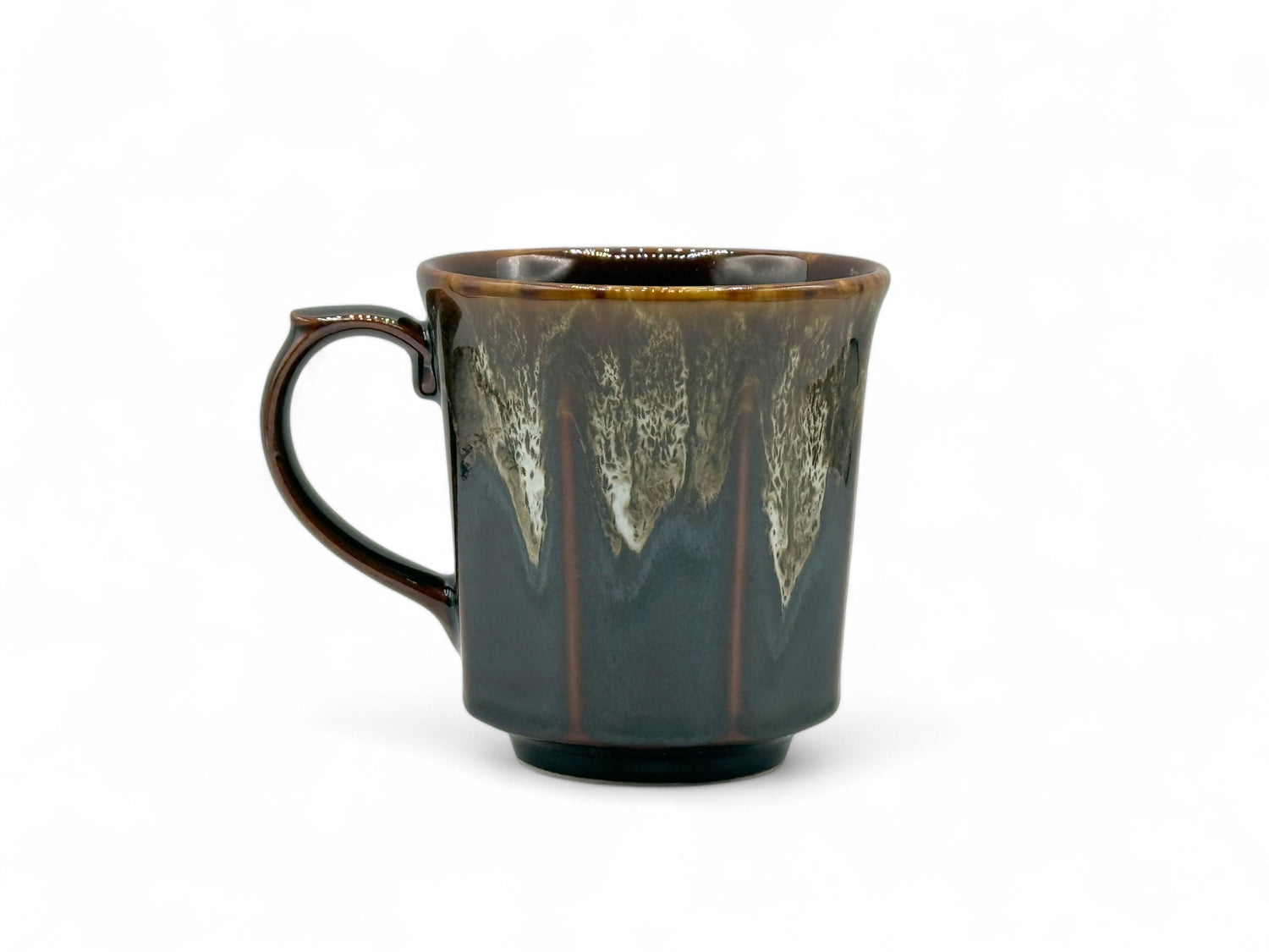 Chairo Uwagusuri Brown Mino-yaki Mug - Japanese Tea Mug