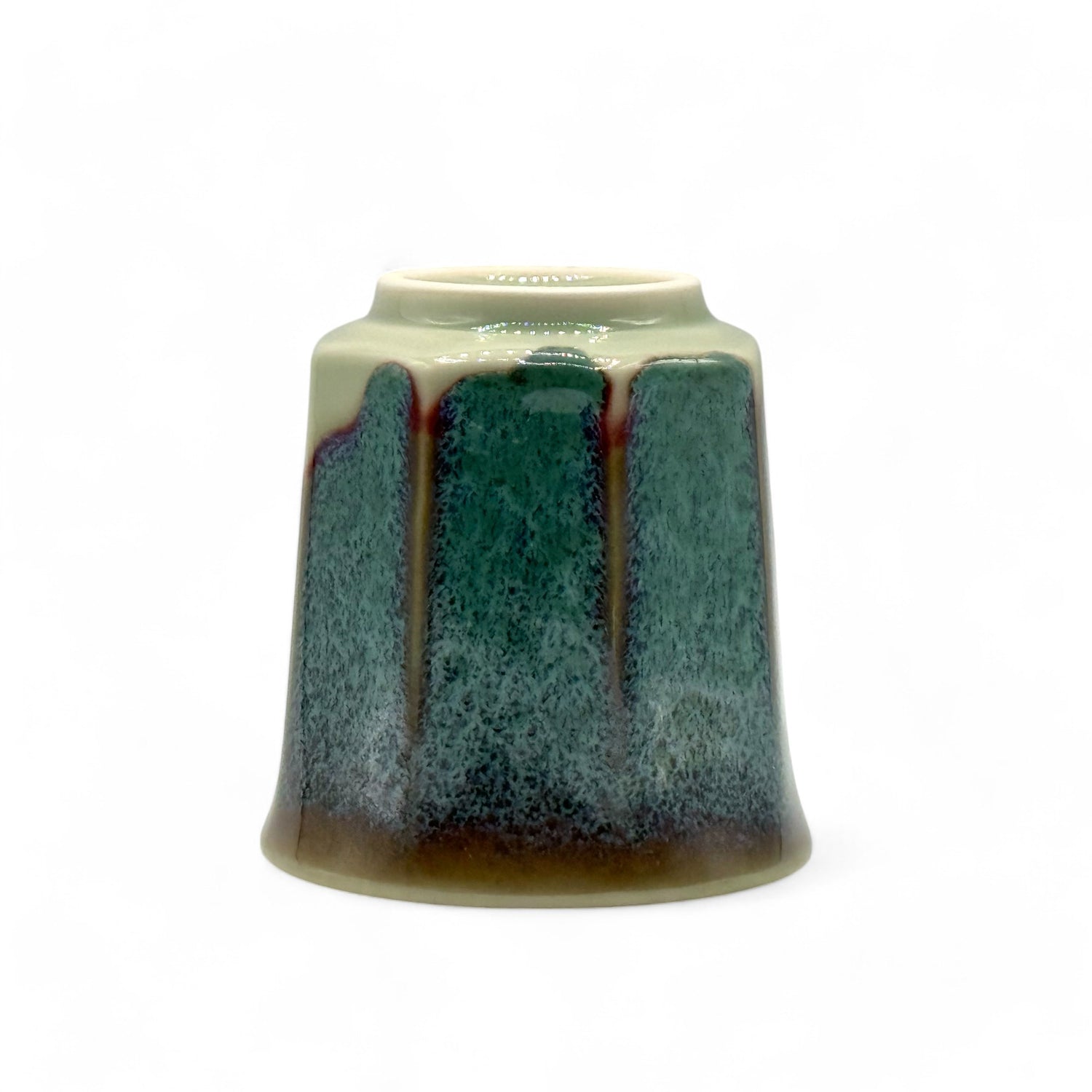 Hisuimaru Green Mino-yaki Mug - Japanese Tea Mug