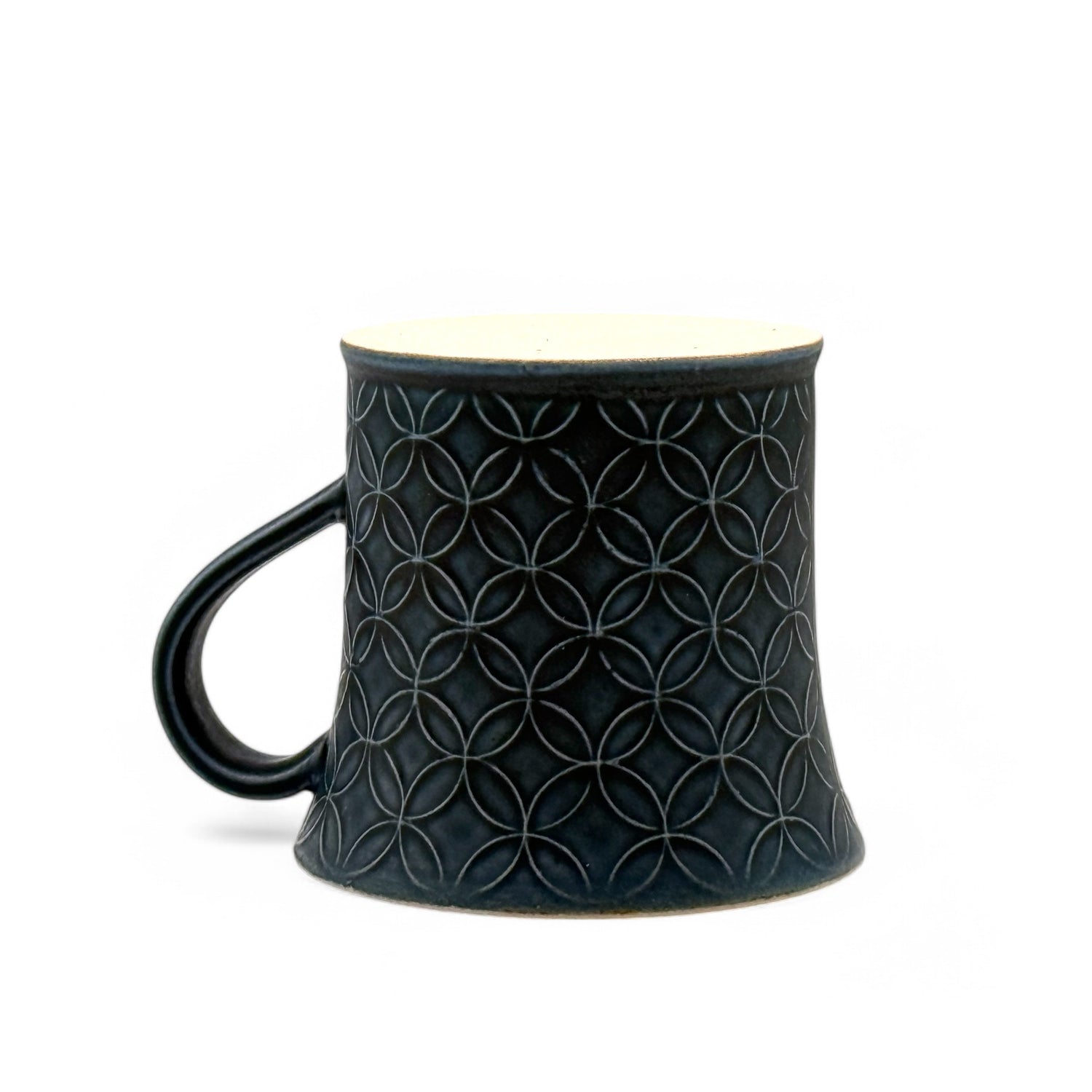 Fumiyama Blue Mino-yaki Mug - Japanese Tea Mug