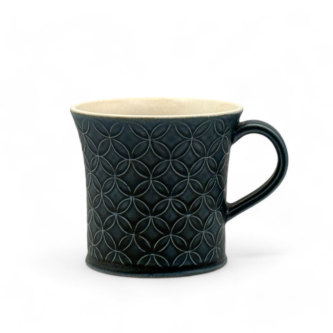 Fumiyama Blue Mino-yaki Mug - Japanese Tea Mug