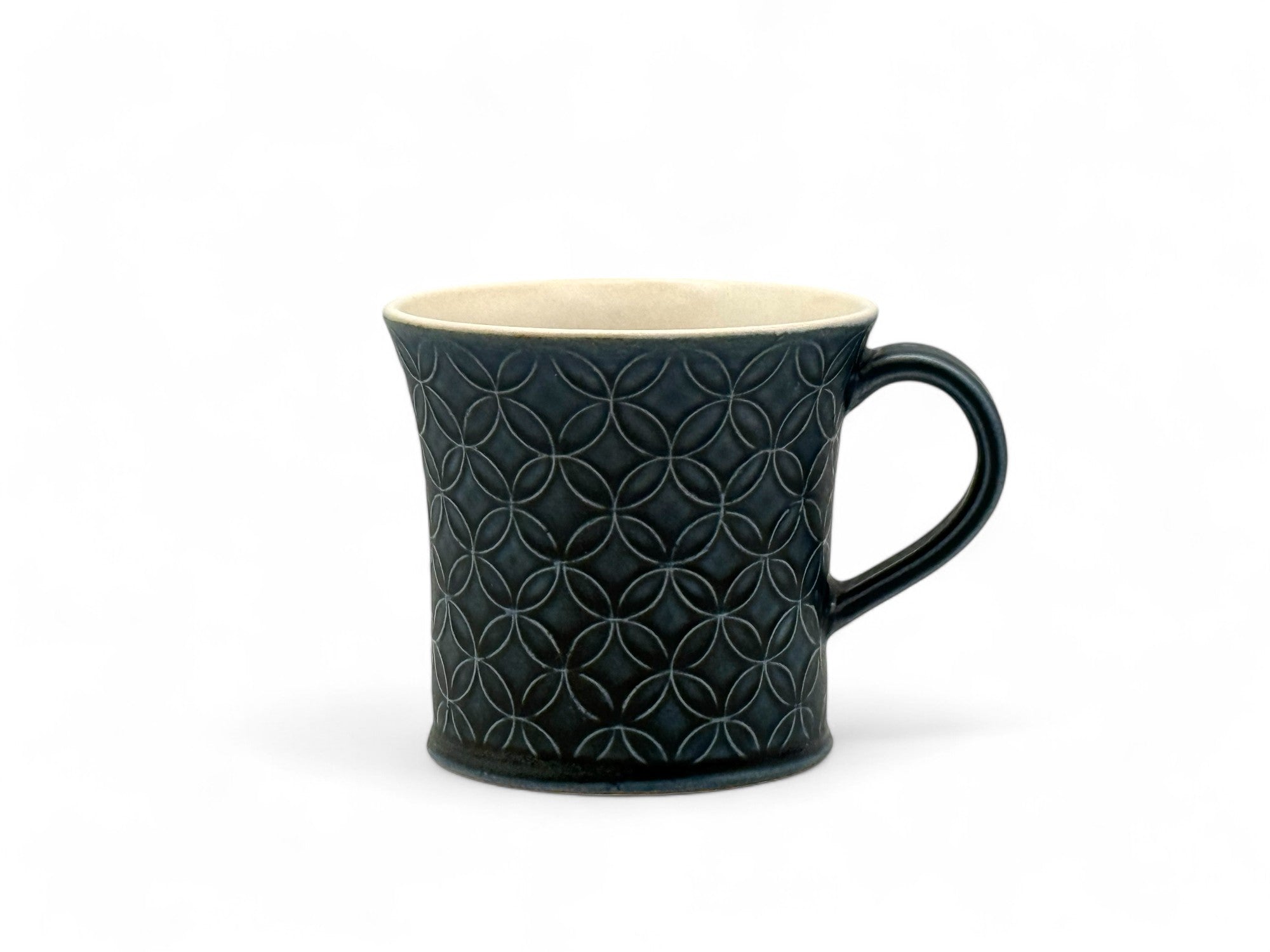 Fumiyama Blue Mino-yaki Mug - Japanese Tea Mug