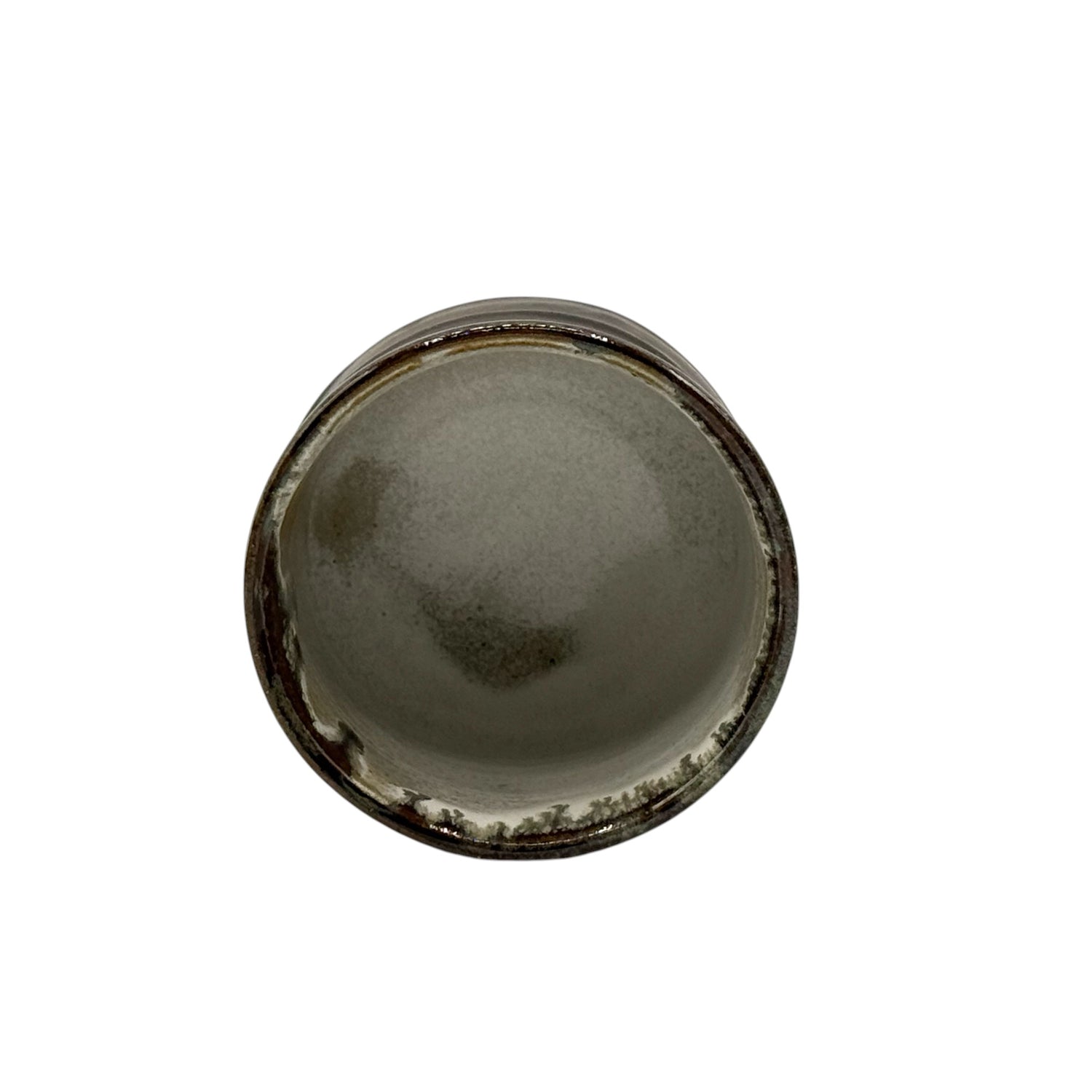 Karatsu Setsume Brown Mino-yaki Yunomi - Japanese Teacup