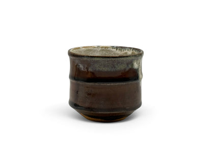 Karatsu Setsume Brown Mino-yaki Yunomi - Japanese Teacup