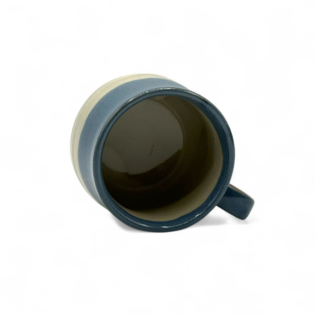 Hagi Sky Blue Mino-yaki Mug - Japanese Tea Mug