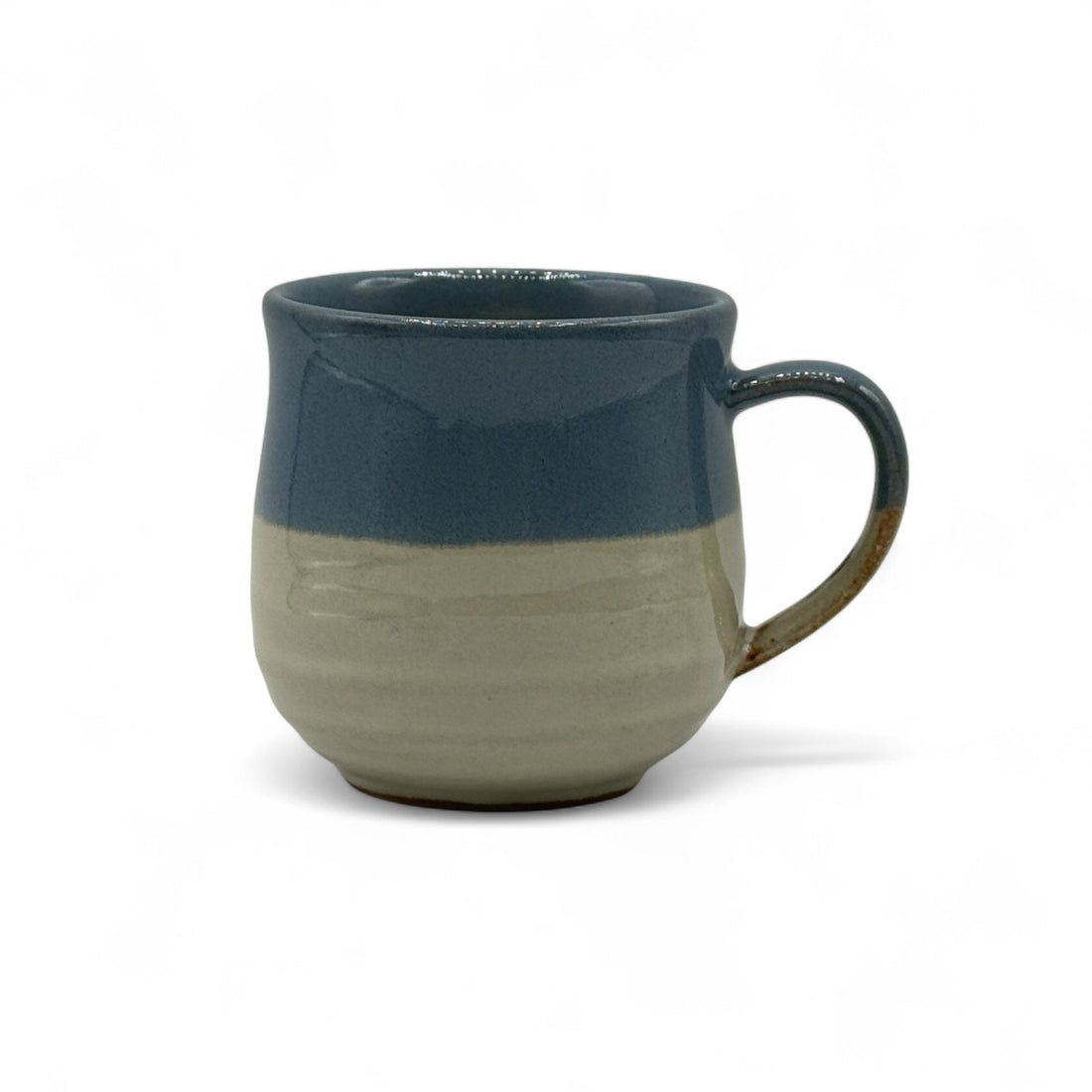 Hagi Sky Blue Mino-yaki Mug - Japanese Tea Mug
