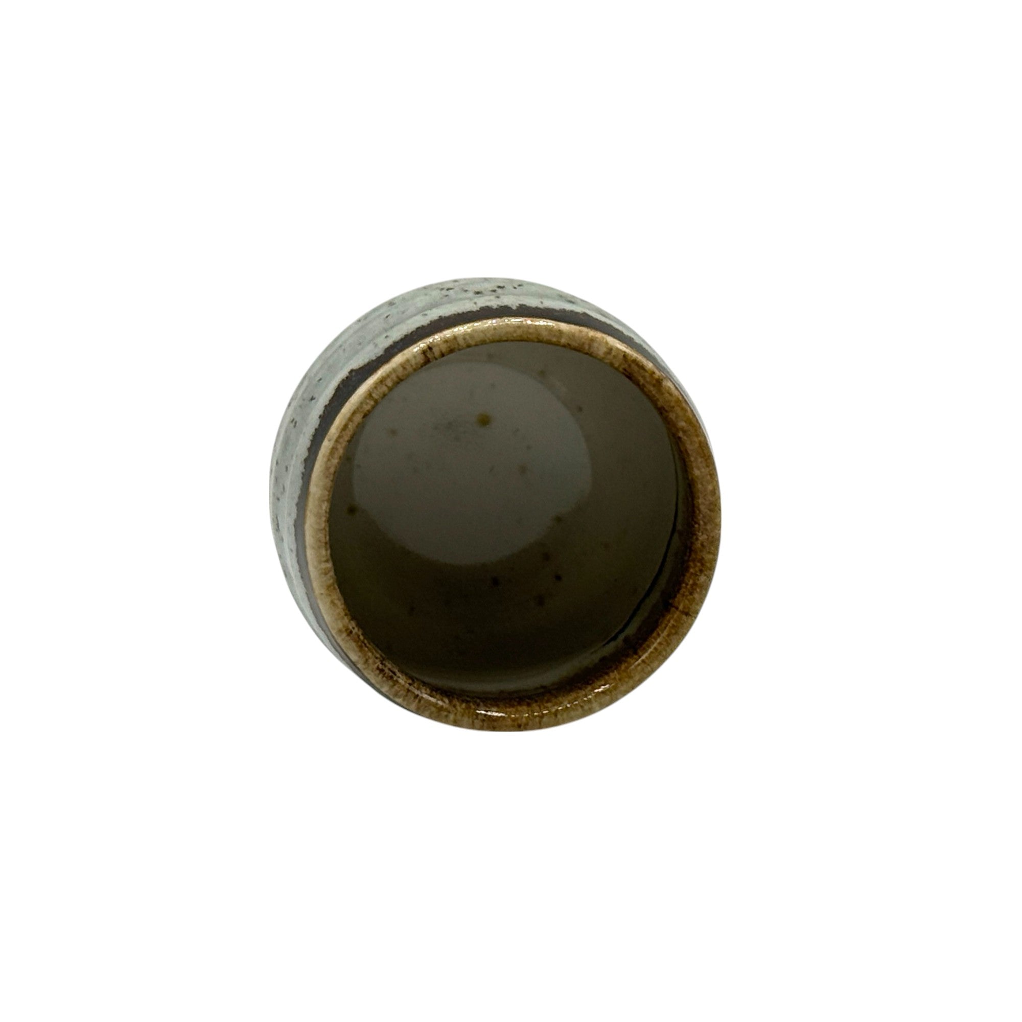 Tenmoku Iguchi Gray Mino-yaki Yunomi - Japanese Teacup