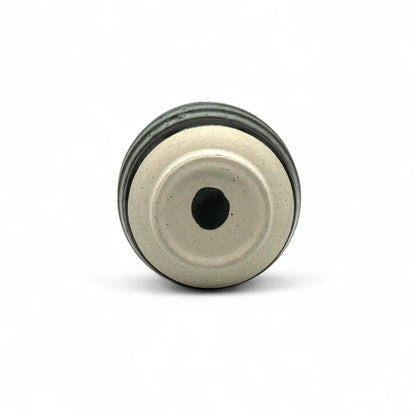 Tenmoku Iguchi Gray Mino-yaki Yunomi - Japanese Teacup