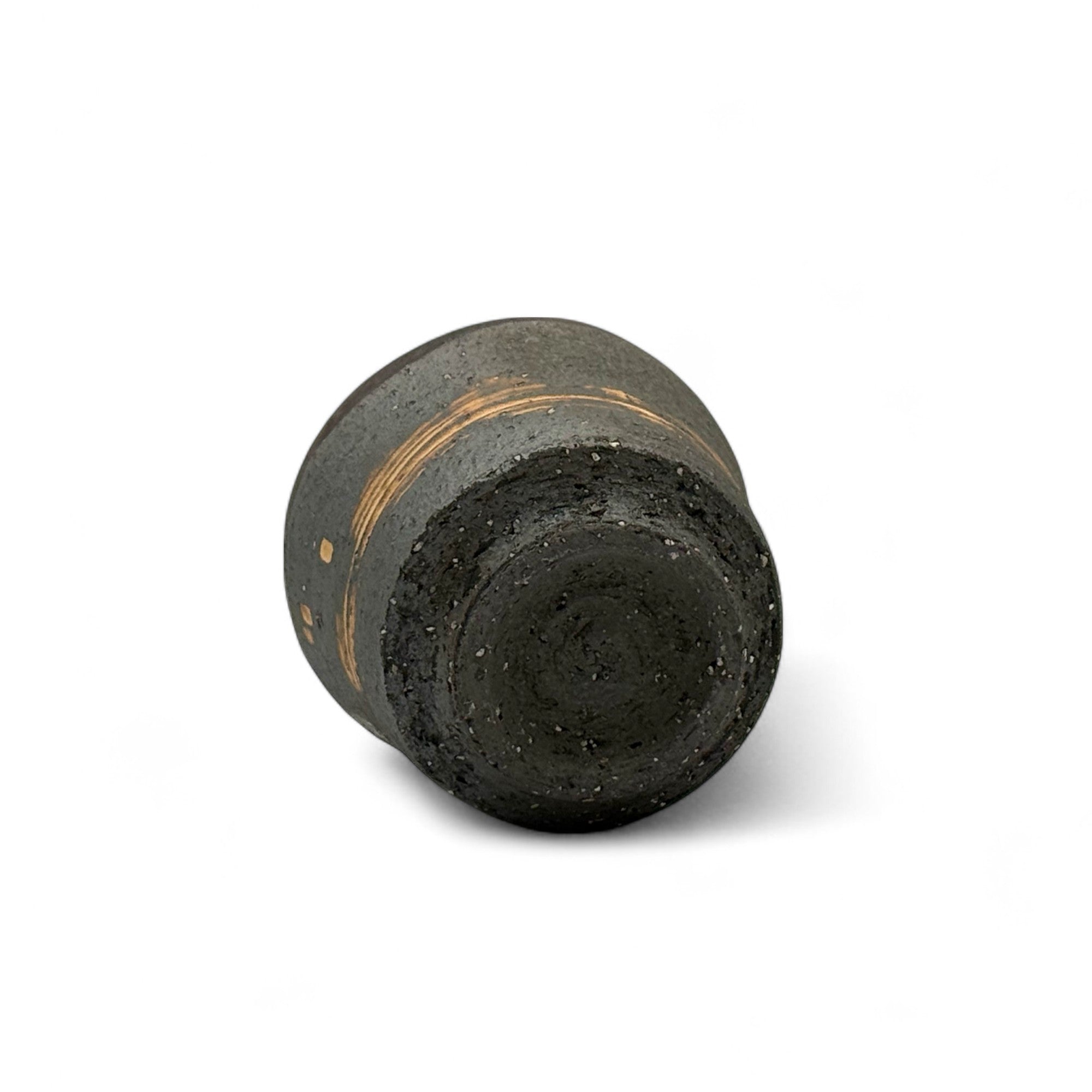 Izayoi Brown Shigaraki-yaki Yunomi - Japanese Teacup