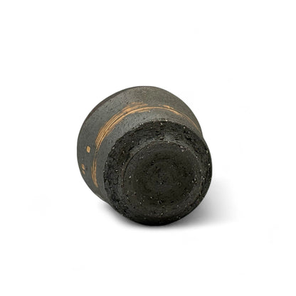 Izayoi Brown Shigaraki-yaki Yunomi - Japanese Teacup