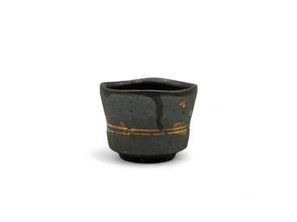 Izayoi Brown Shigaraki-yaki Yunomi - Japanese Teacup
