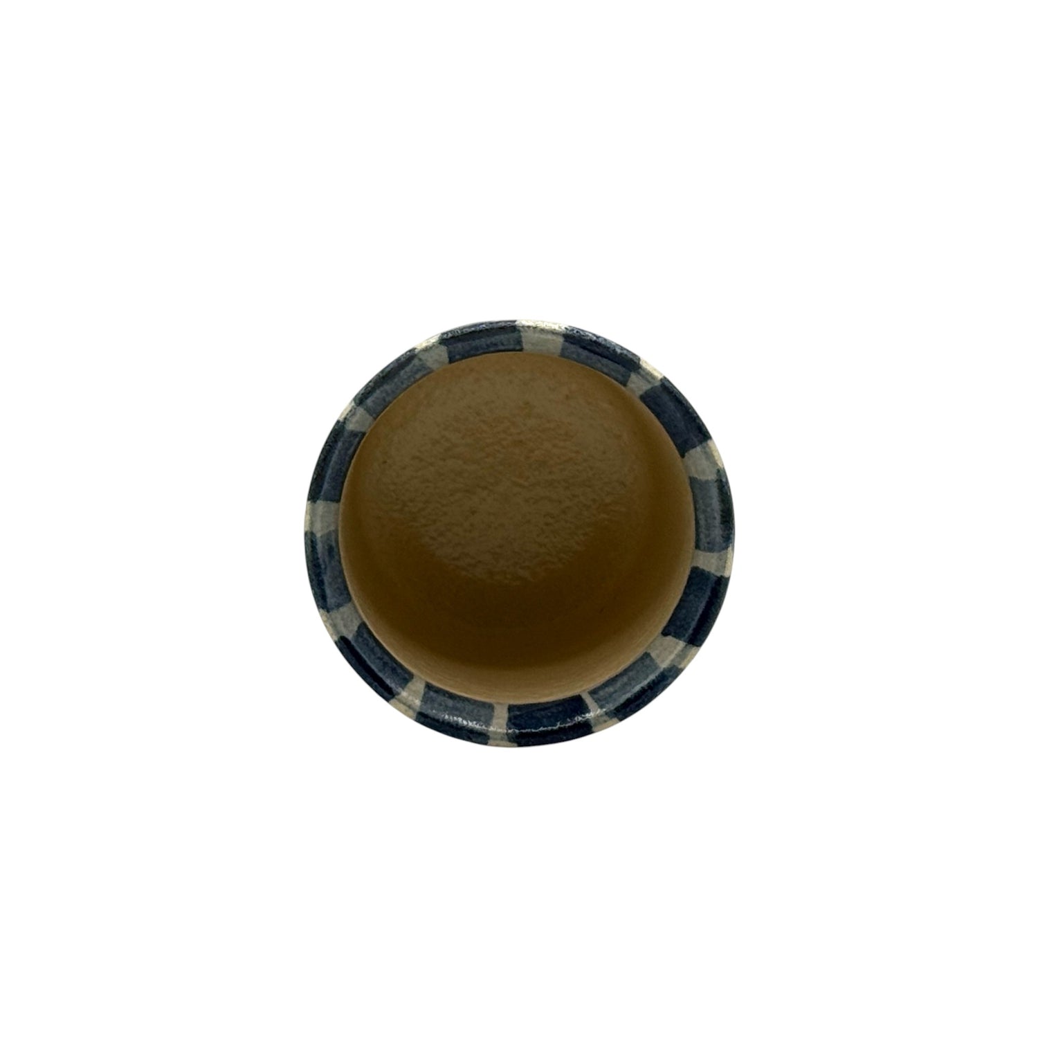 Aojukusa Blue Mino-yaki Yunomi - Japanese Teacup