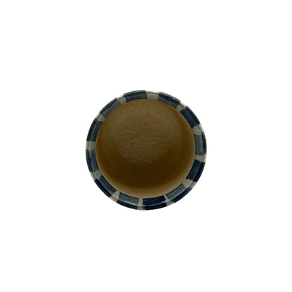 Aojukusa Blue Mino-yaki Yunomi - Japanese Teacup