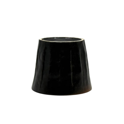 Kuro Ryu Fuki Black Mino-yaki Yunomi - Japanese Teacup