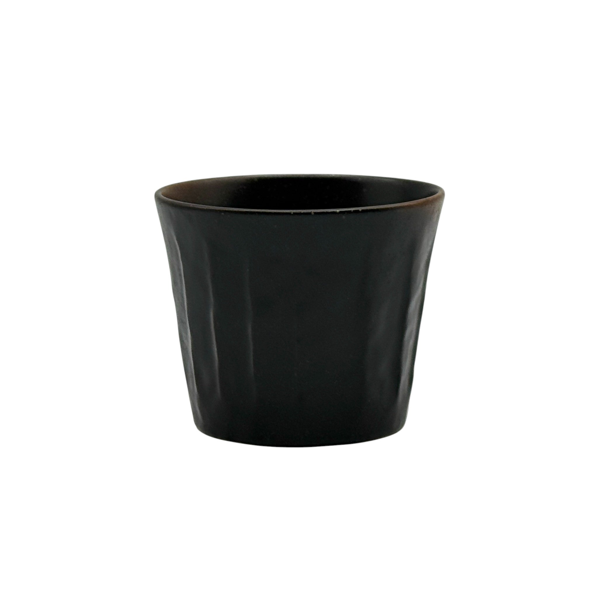 Kuro Ryu Fuki Black Mino-yaki Yunomi - Japanese Teacup