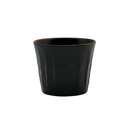 Kuro Ryu Fuki Black Mino-yaki Yunomi - Japanese Teacup