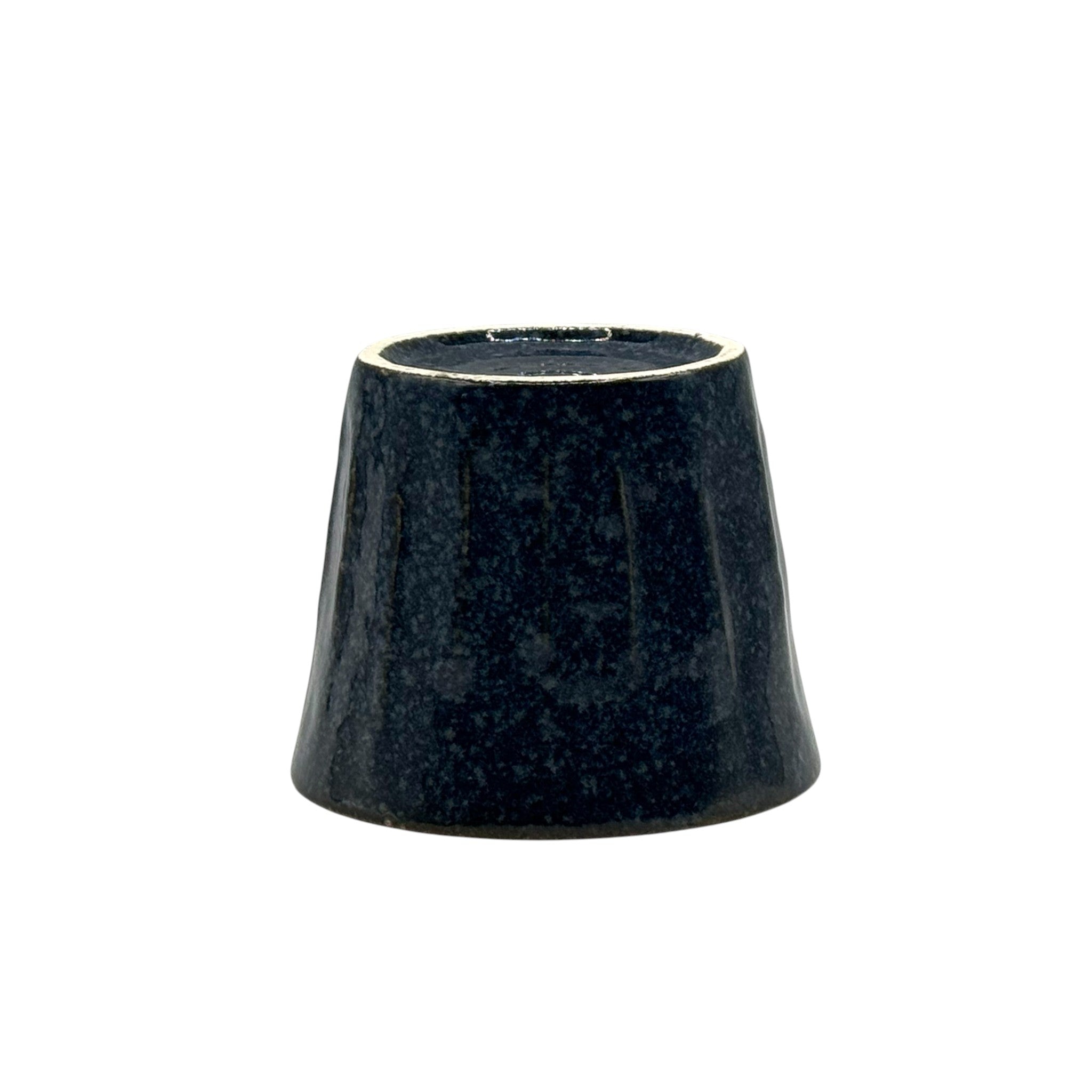 Yuki Indigo Blue Mino-yaki Yunomi - Japanese Teacup – Inoue Tea
