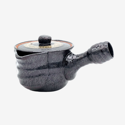 Shiro Hirokuchi Brown Kyusu - Japanese Teapot Teaware Inoue Tea