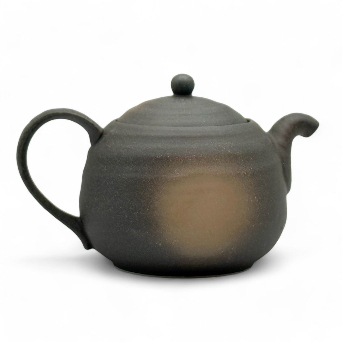 Iga Fukimaru Black Bizen-yaki Kyusu - Japanese Mini Teapot