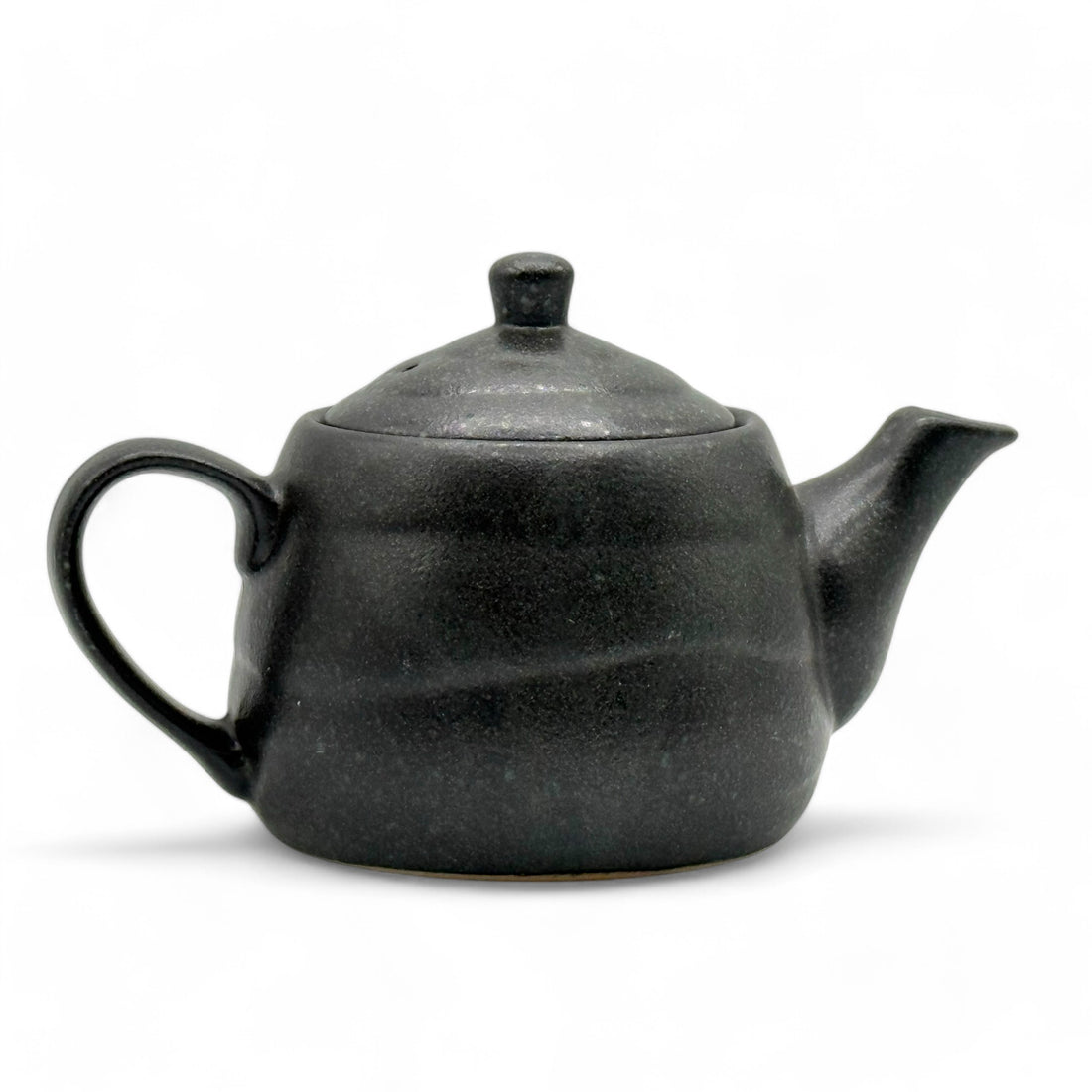 Kuro Kessho Black Tokoname-yaki Kyusu - Japanese Teapot