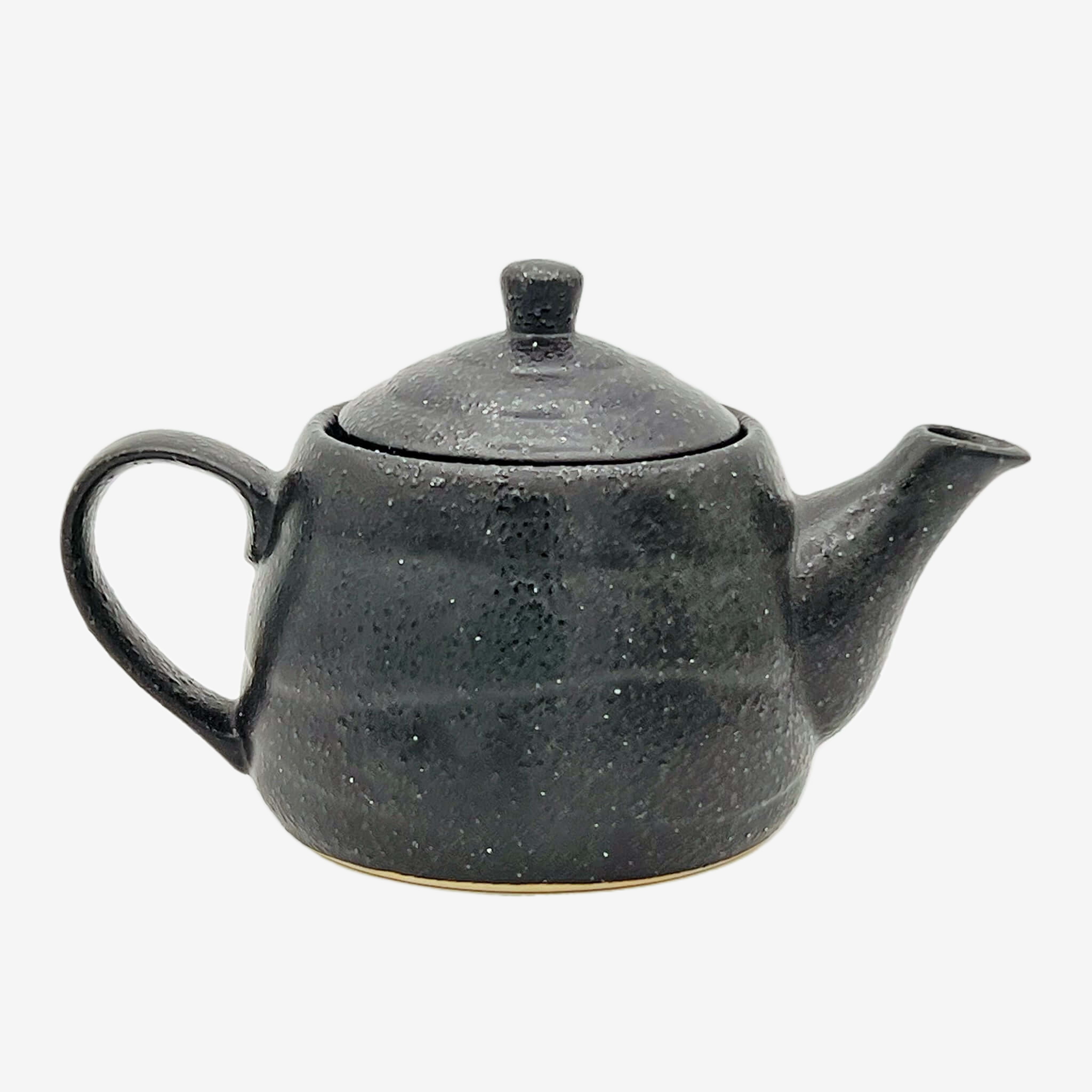 Kuro Kessho Black Kyusu - Japanese Teapot Teaware Inoue Tea